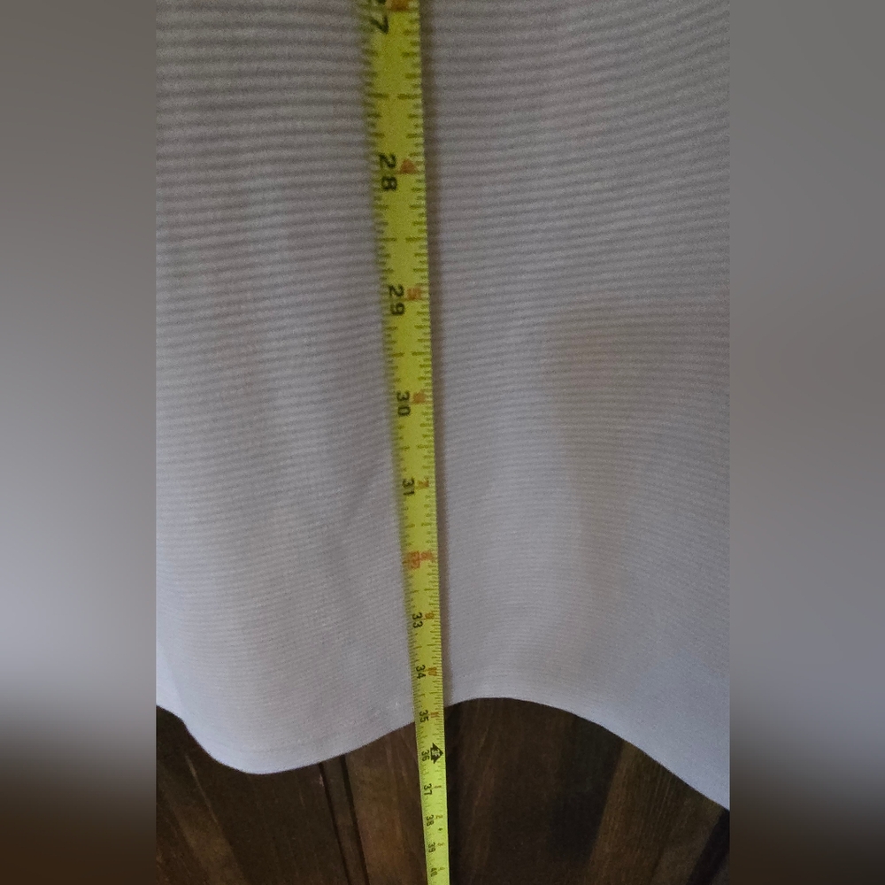 NWT  Zara Women's Cream Polo  Quarter  Zip Dress Size Small - Picture 4 of 4